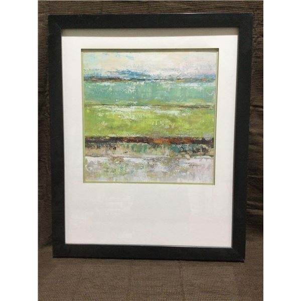 FRAMED ARTWORK from show home -Watercolor styles 32 x 26 inches