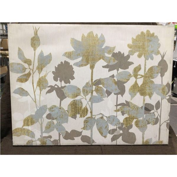 FRAMED ARTWORK from show home -Flower garden 30 x 40  inches