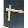 Image 1 : LOT of 2 - Large Vial of Golden Flaking material