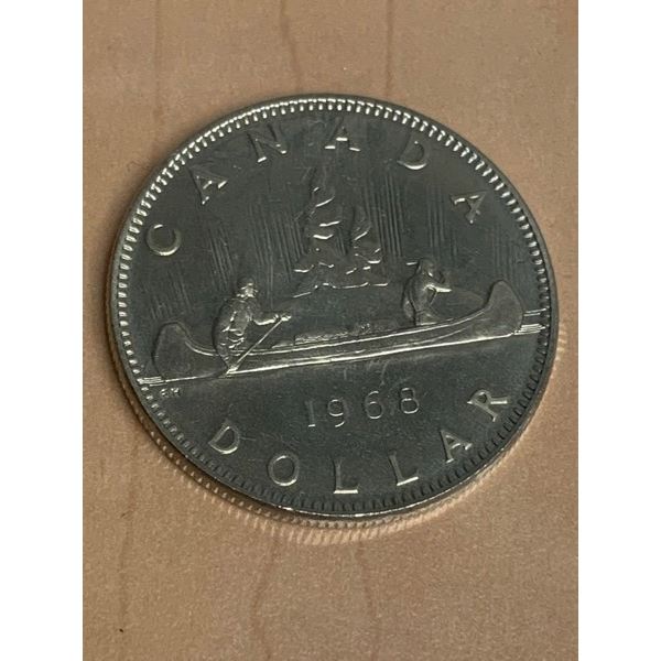Royal Canadian Mint issued 1968 Mint Sealed Dollar Coin - sealed in mint condition for over 50 years