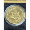 Image 2 : LOT of 2 - USA Gold Foil Certificate with new cased great seal of USA collector coin
