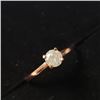 Image 2 : 10K Rose Gold Diamond (0.42Ct,I2,G) Ring (~Size 6)(Ring is resizable for $40) (~length inches) (~wei