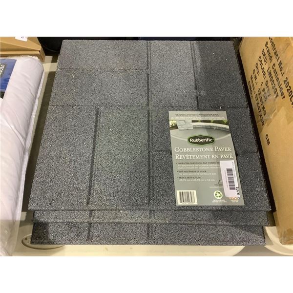 Rubberific Cobblestone Paver (18in x 18in x 3/4 in)