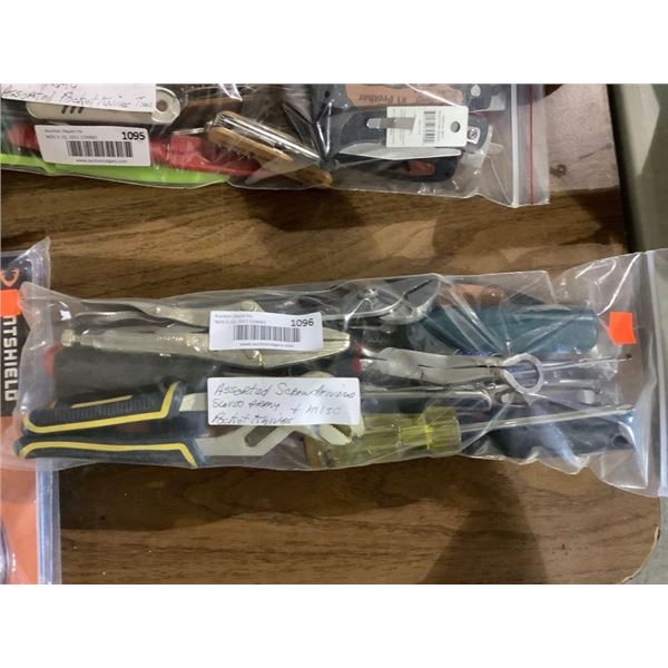 Assorted Screwdrivers, Swiss Army and Miscellaneous Pocket Knives