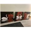 Image 1 : Lot of 3 Canvas Wall Art Photos
