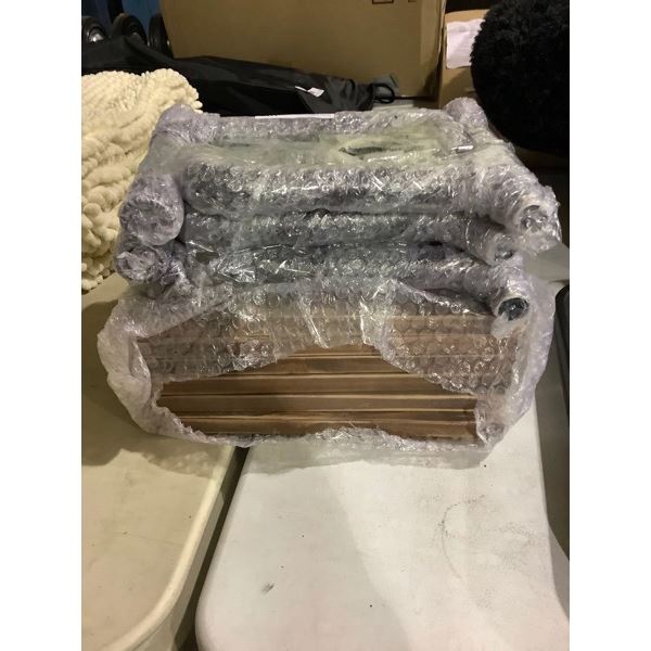 Wooden Shelf with Industrial Hangers