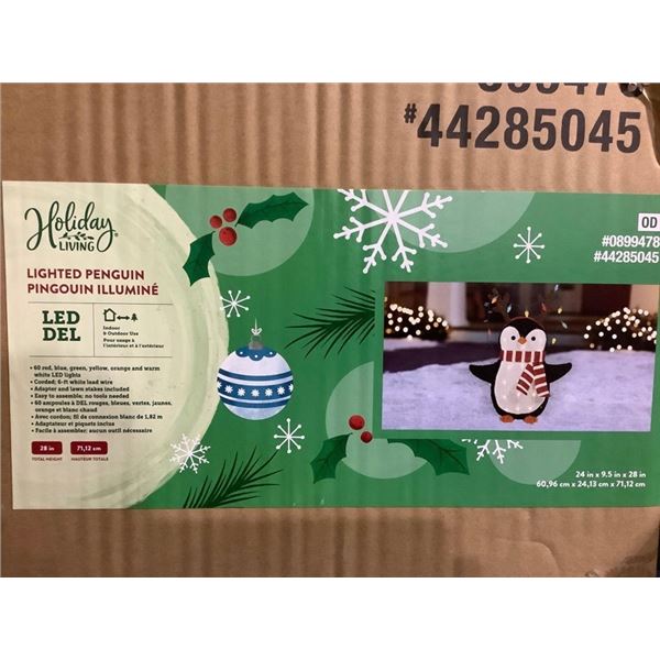 Holiday Living LED Lighted Penguin (28in)