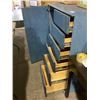 Image 2 : Blue Wooden Cabinet and Drawer Dresser