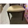 Image 2 : Wood Dining Chair with Beige Padding