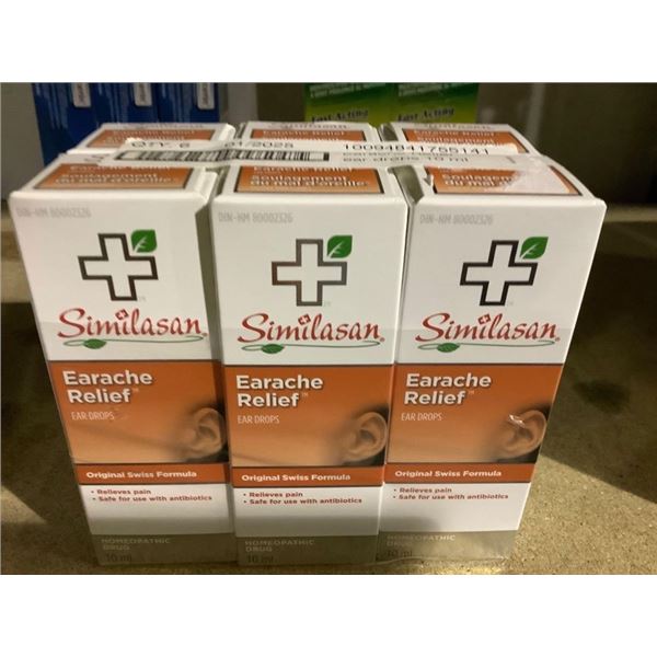 Similasan Earache Relief- Homeopathic Drug (6 x 10ml)