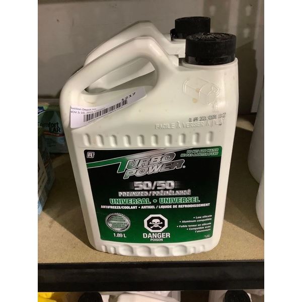 Turbo Power 50/50 Premixed Universal Antifreeze/coolant