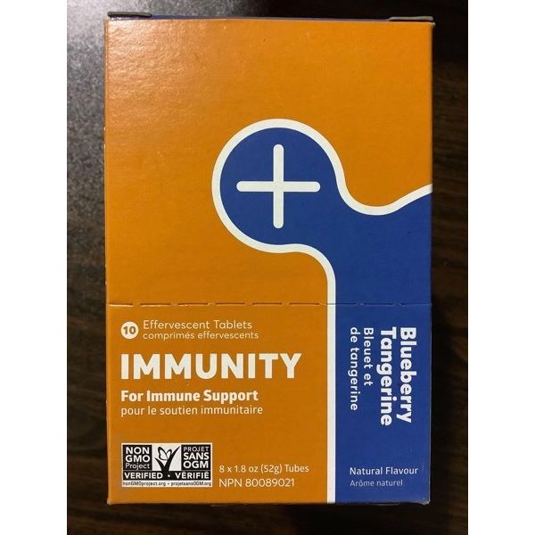 Immunity Effervescent Tablets- Blueberry Tangerine (8 x 52g)