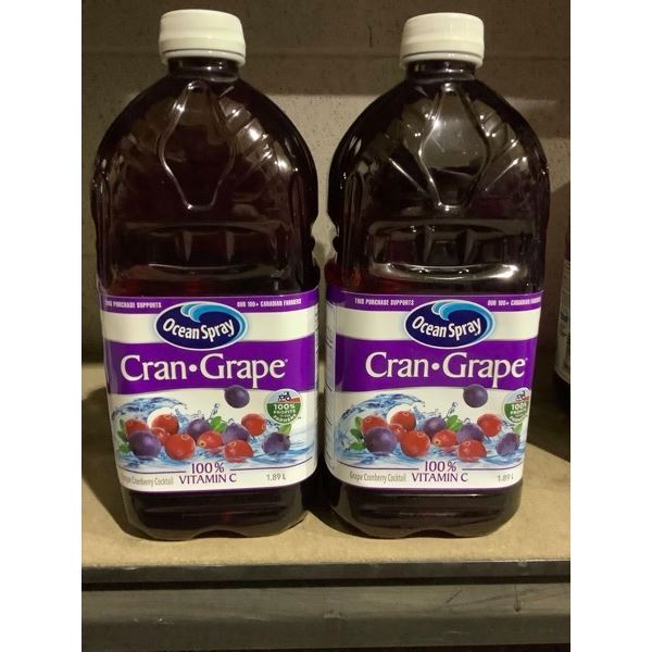 Ocean Spray Cran-Grape (2 x 1.89L)