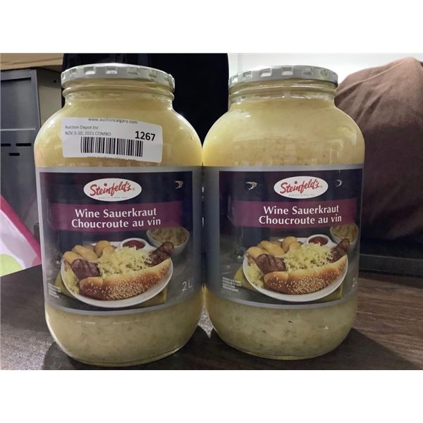 Steinfelds Wine Saurkraut (2 x 2L)