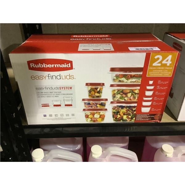 Rubbermaid Easy Find Lids Assorted Containers (24pcs)