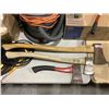 Image 1 : Lot of Assorted Wooden Handle Axes and Hatchet