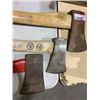 Image 2 : Lot of Assorted Wooden Handle Axes and Hatchet