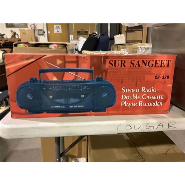 Sur Sangeet Stereo Radio with Double Cassette and Player Recorder