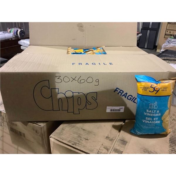 59th Street Salt & Vinegar Chips (30 x 60g)
