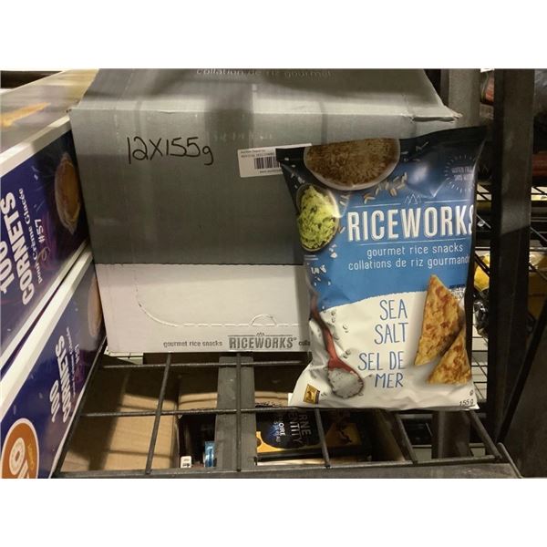 Riceworks Sea Salt Gourmet Snacks (12 x 155g)
