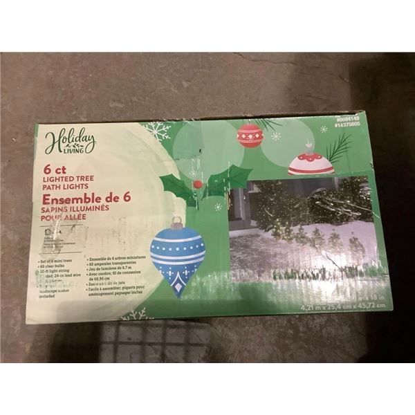 Holiday Living 6ct Lighted Tree Path Lights