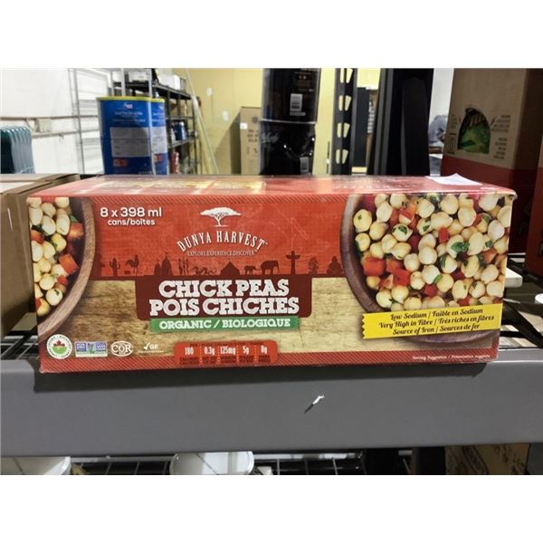 Dunya Harvest Organic Chickpeas (8 x 398ml)