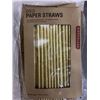 Image 2 : Lot of Gold Paper Straws