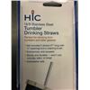 Image 4 : Case of Hic 18/8 Stainless Steel Tumbler Drinking Straws