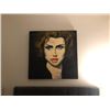 Image 1 : Oil Painting of Lady approx 40 x 40 inches