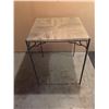 Image 1 : Glass Top Iron Table 24x24 x 29 inches