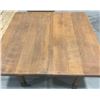 Image 2 : Large Solid Wood Bakers style dining Table turned legs includes 3 leafs