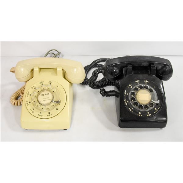 PAIR OF ROTARY PHONES