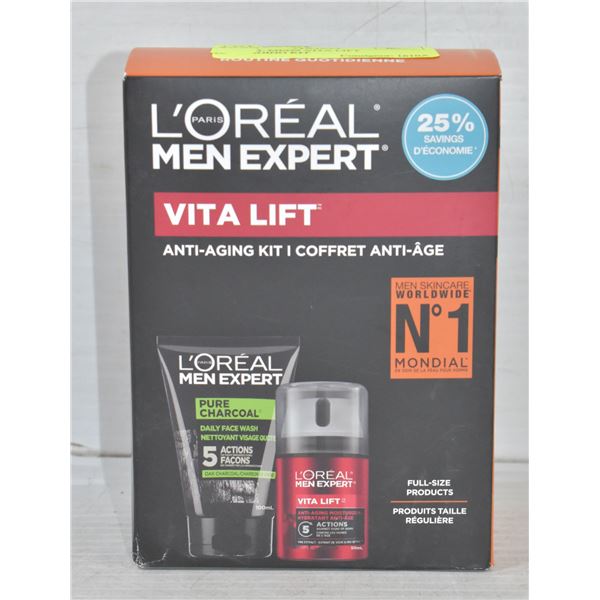 L'OREAL MENS VITA LIFT ANTI-AGING KIT