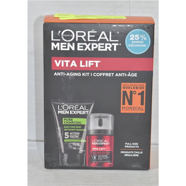 L'OREAL MENS VITA LIFT ANTI-AGING KIT