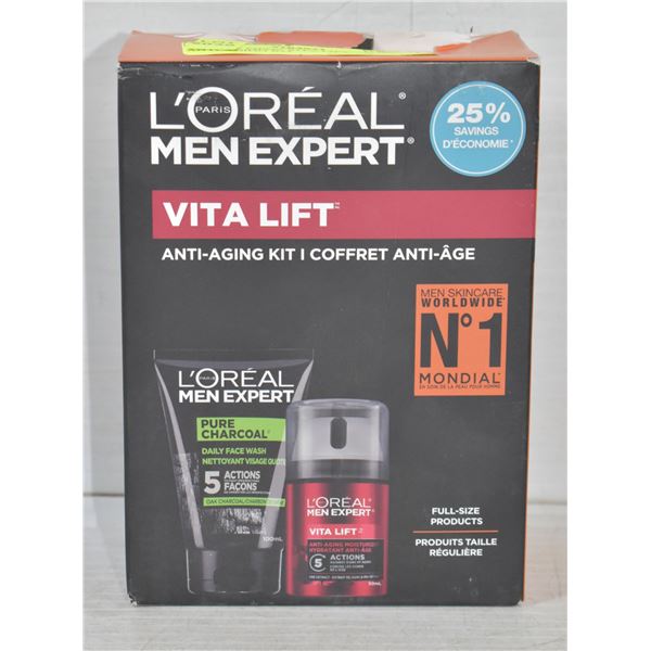 L'OREAL MENS VITA LIFT ANTI-AGING KIT
