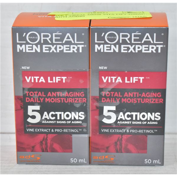 2PK L'OREAL MENS VITA LIFT TOTAL ANTI AGING