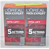 Image 1 : 2PK L'OREAL MENS VITA LIFT TOTAL ANTI AGING