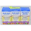 3 BOXES OF LUTEIN AND ZEAXANTHIN ASSORTED