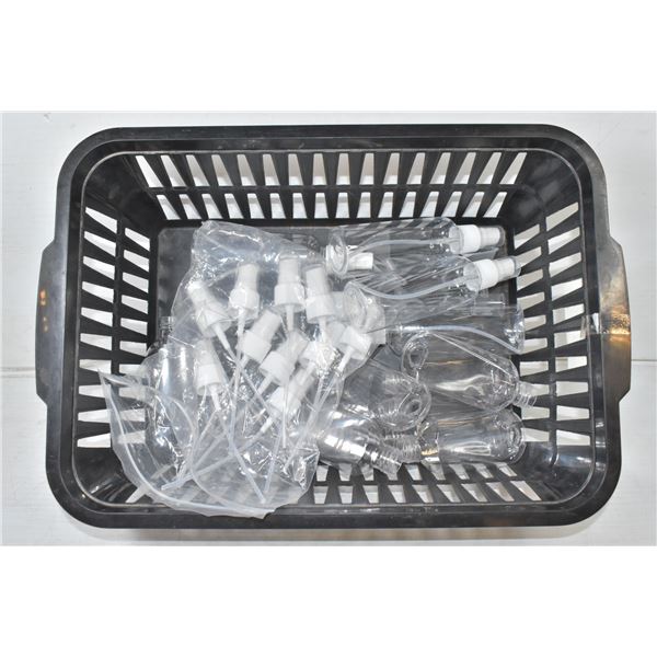 TOTE OF NEW VARIOUS SIZE SPRAY BOTTLES