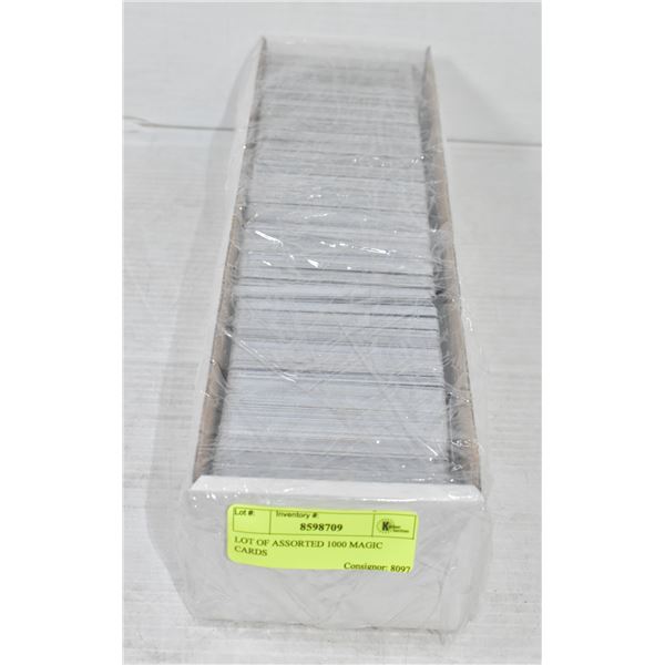 LOT OF ASSORTED 1000 MAGIC CARDS