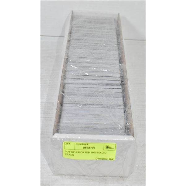 LOT OF ASSORTED 1000 MAGIC CARDS