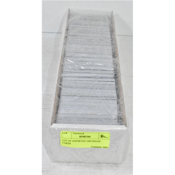 LOT OF ASSORTED 1000 MAGIC CARDS
