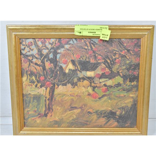 OLD FRAMED GROUP OF SEVEN PICTURE