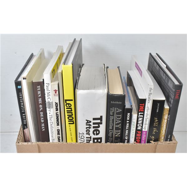 LOT OF ASSORTED BEATLES BOOKS