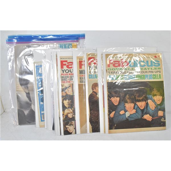LOT OF ASSORTED BEATLES MAGAZINES