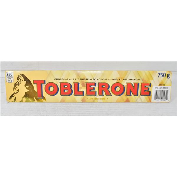TOBLERONE 750 GRAMS HONEY   ALMOND NUGGET EXPIRED