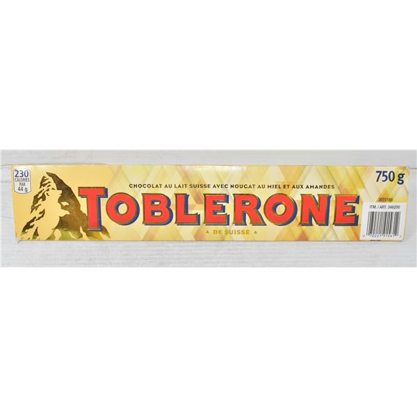 TOBLERONE 750 GRAMS HONEY   ALMOND NUGGET EXPIRED
