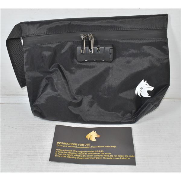 MARIJUANA BAG- AIR TIGHT, LOCKING AND SMELL PROOF