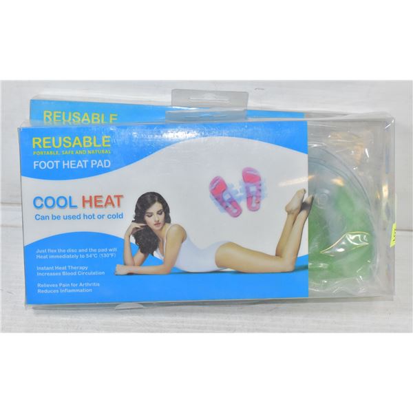 2 NEW PAIRS OF  REUSABLE FOOT HEAT PADS