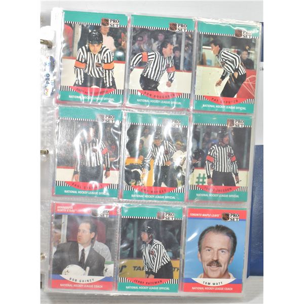 BINDER OF ASSORTED HOCKEY CARDS